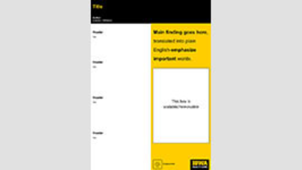 A0 vertical poster template thumbnail